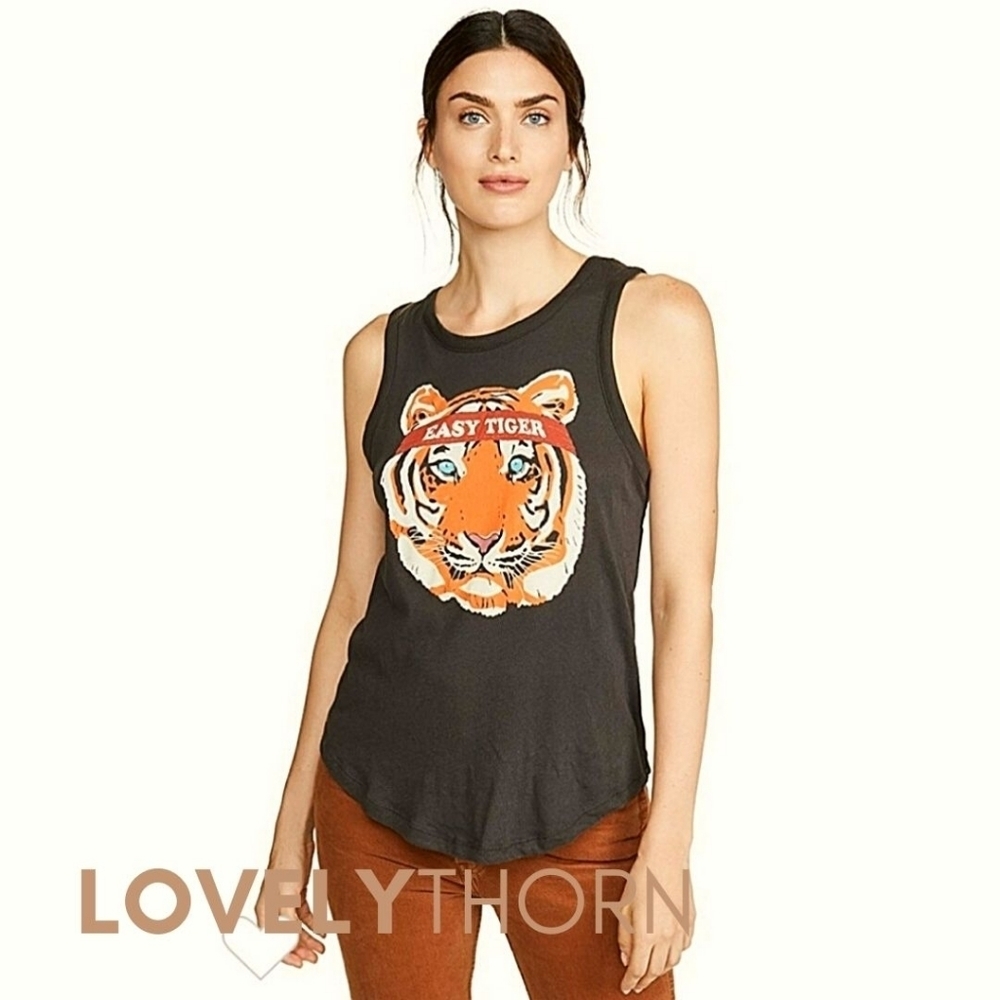CHASER // ltd ed easy tiger sleeveless super soft vintage feel tee tshirt